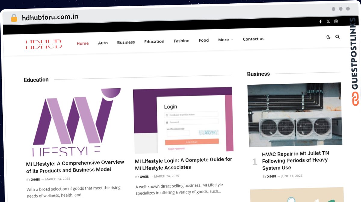 Publish Guest Post on hdhubforu.com.in