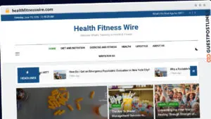 Publish Guest Post on healthfitnesswire.com