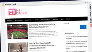 Publish Guest Post on hiidude.co.uk