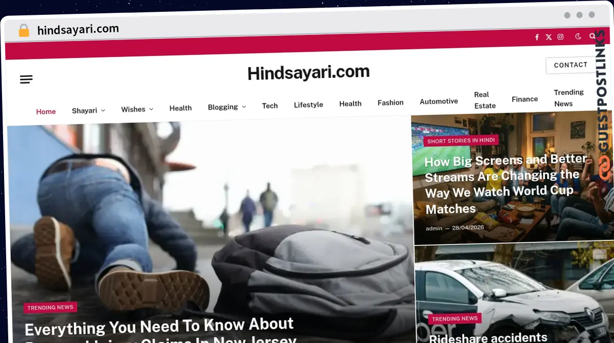 Publish Guest Post on hindsayari.com