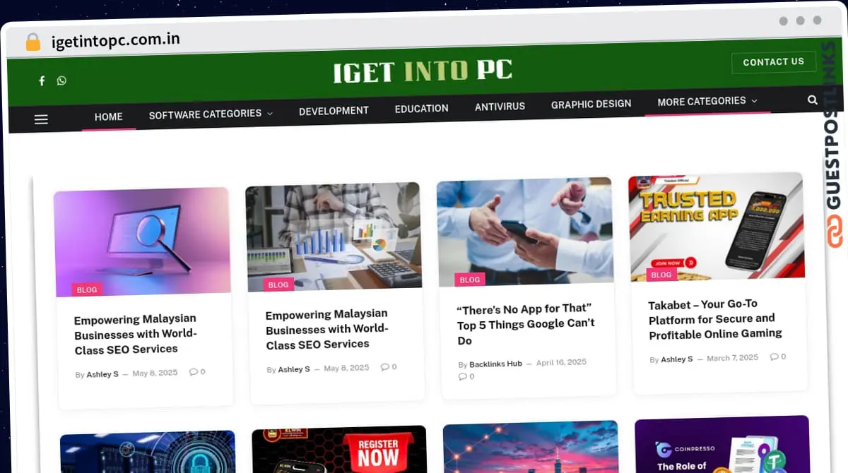 Publish Guest Post on igetintopc.com.in
