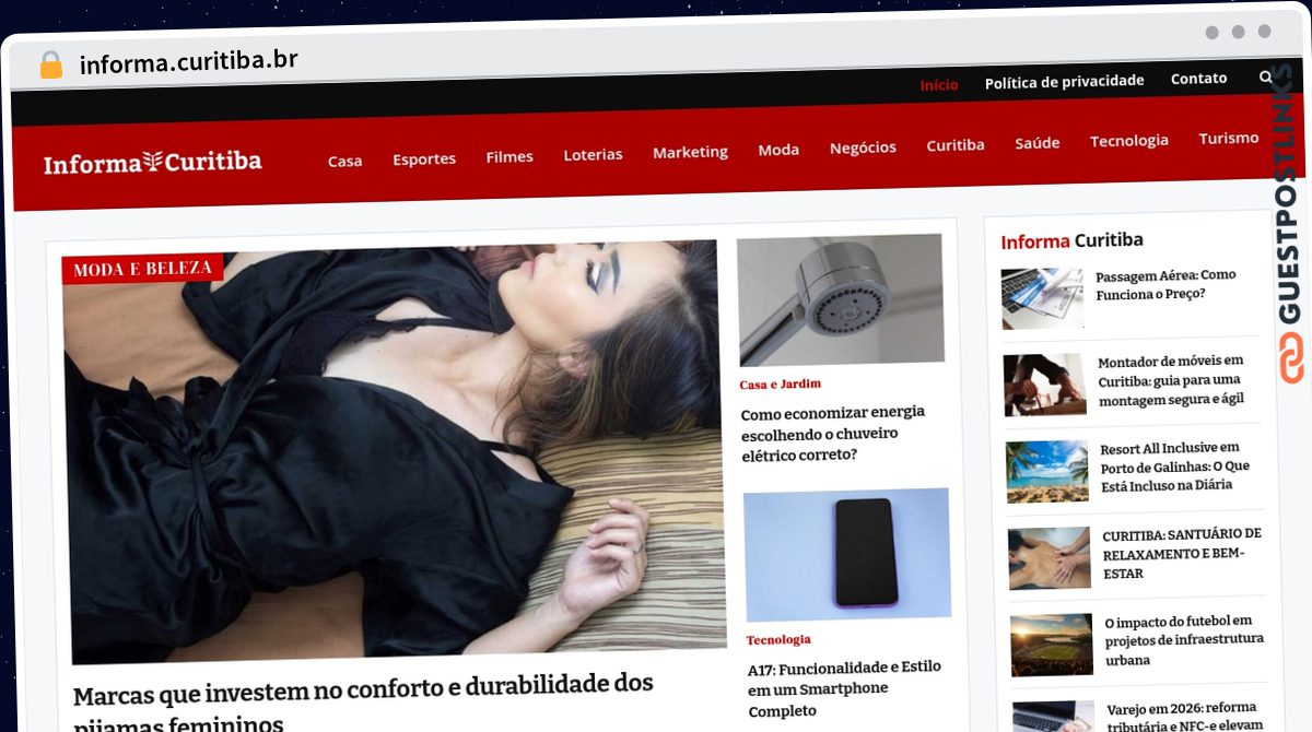 Publish Guest Post on informa.curitiba.br