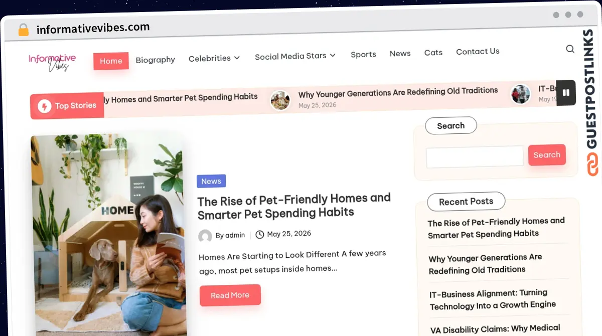 Publish Guest Post on informativevibes.com