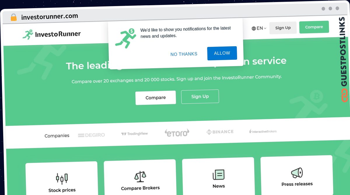 Publish Guest Post on investorunner.com