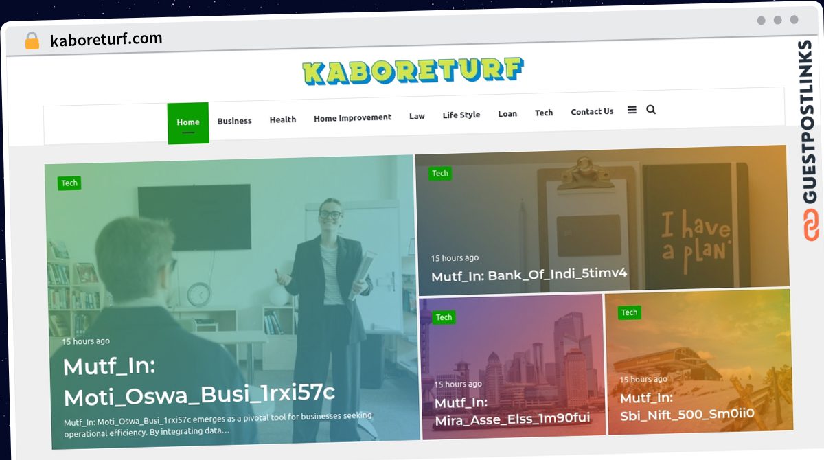 Publish Guest Post on kaboreturf.com