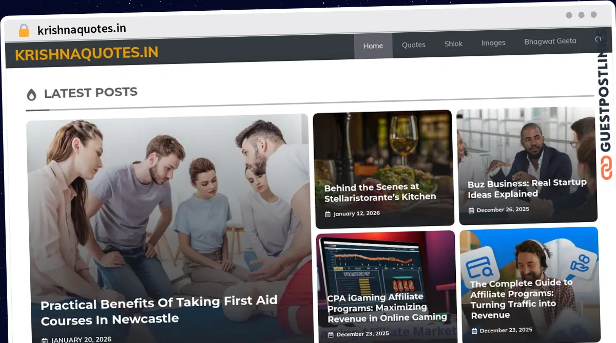 Publish Guest Post on krishnaquotes.in