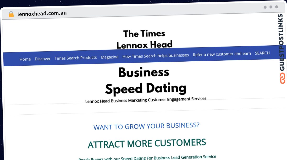 Publish Guest Post on lennoxhead.com.au