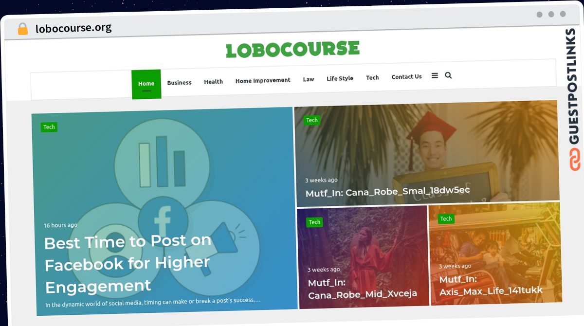 Publish Guest Post on lobocourse.org