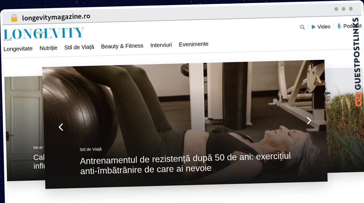Publish Guest Post on longevitymagazine.ro