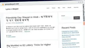 Publish Guest Post on lyricsnshayari.com