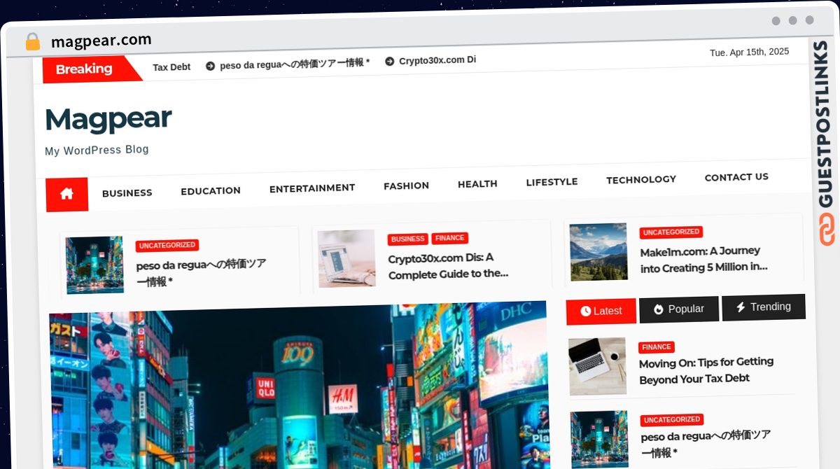 Publish Guest Post on magpear.com