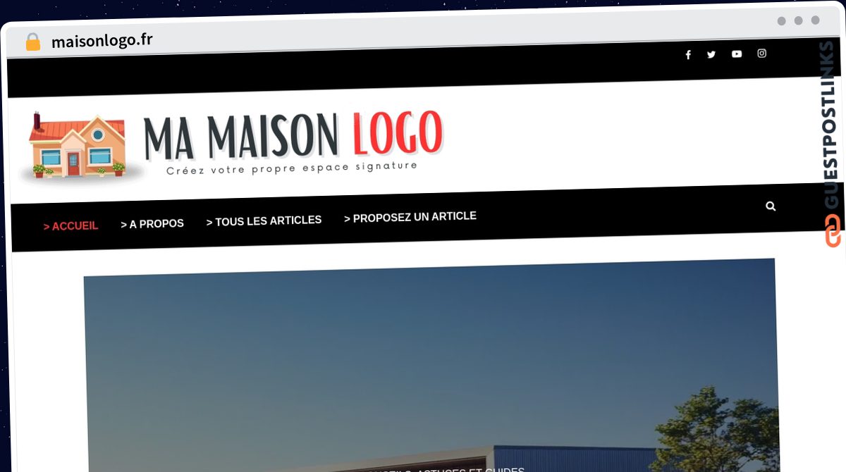 Publish Guest Post on maisonlogo.fr