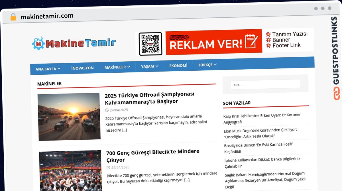 Publish Guest Post on makinetamir.com