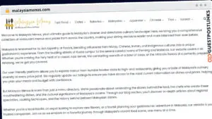 Publish Guest Post on malaysiamenus.com