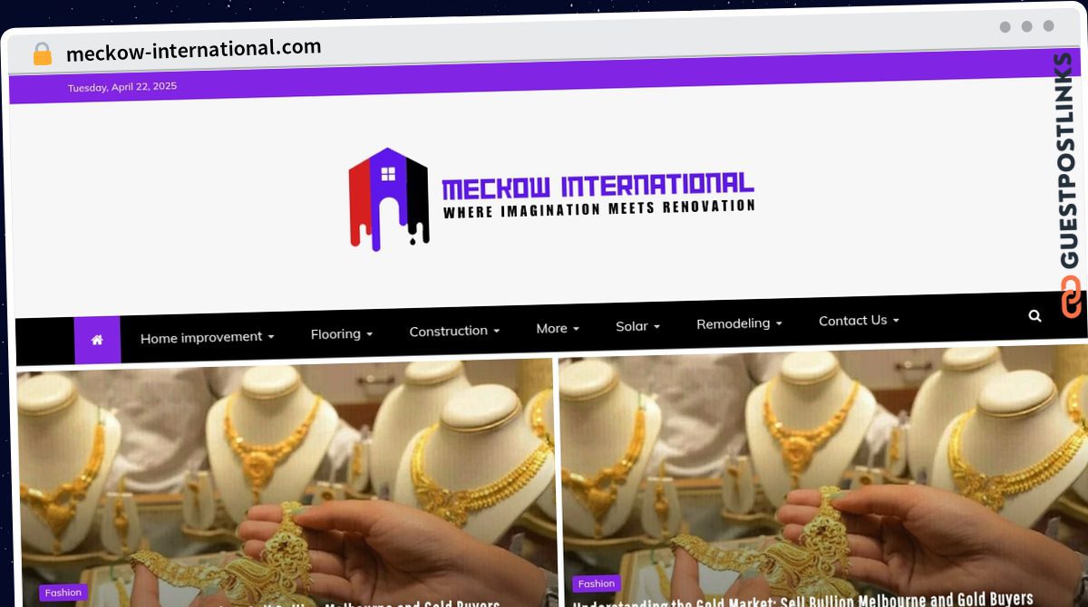 Publish Guest Post on meckow-international.com