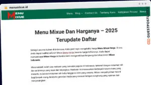 Publish Guest Post on menumixue.id