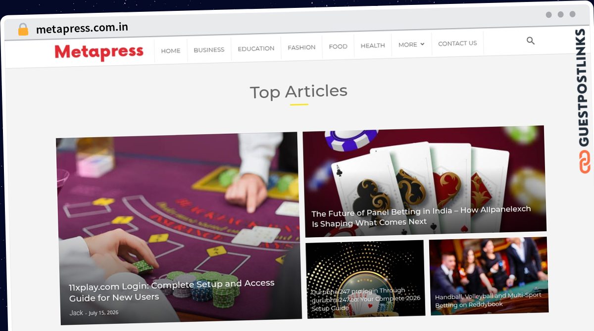 Publish Guest Post on metapress.com.in