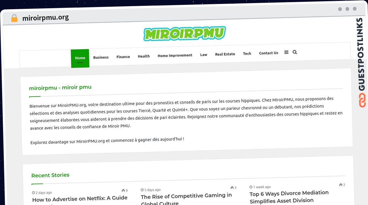 Publish Guest Post on miroirpmu.org