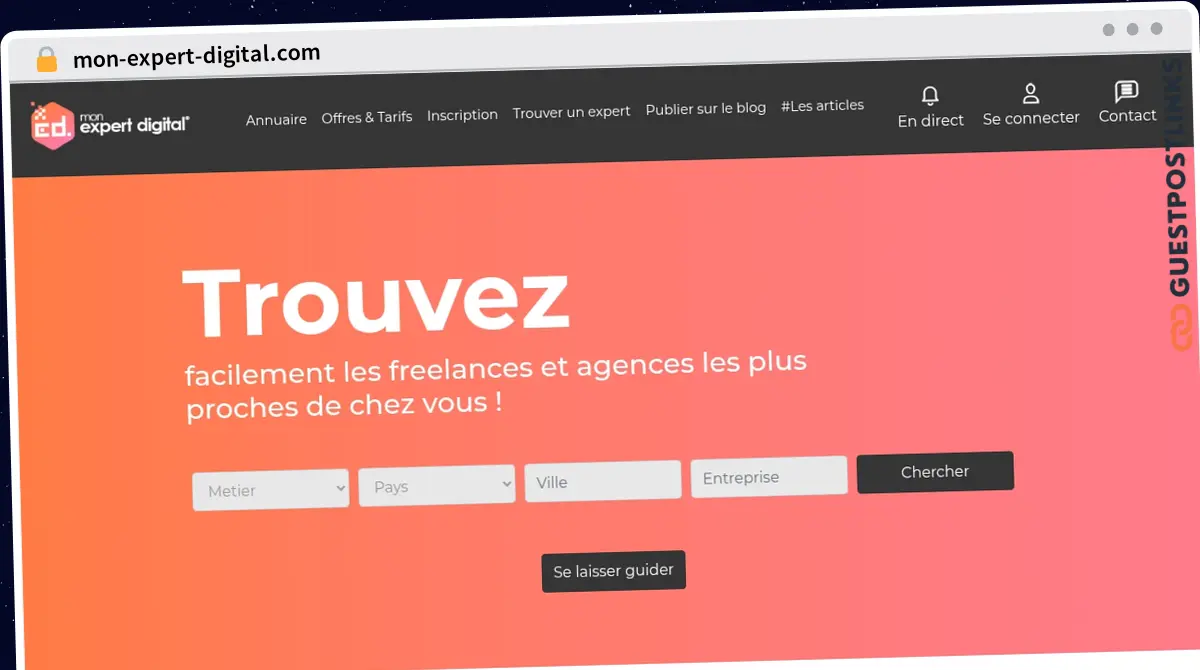 Publish Guest Post on mon-expert-digital.com