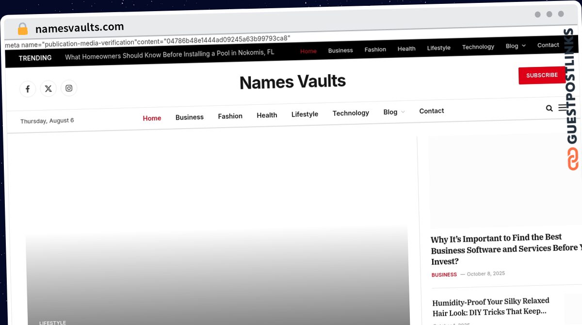 Publish Guest Post on namesvaults.com