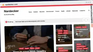 Publish Guest Post on nardecker.com
