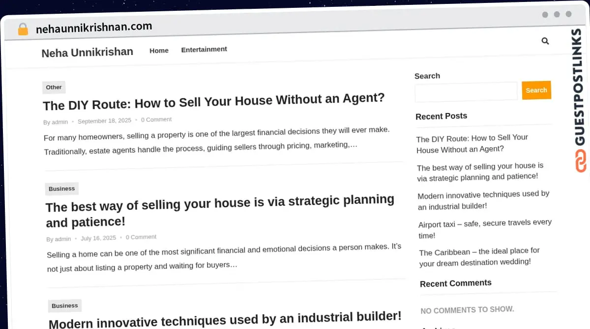 Publish Guest Post on nehaunnikrishnan.com