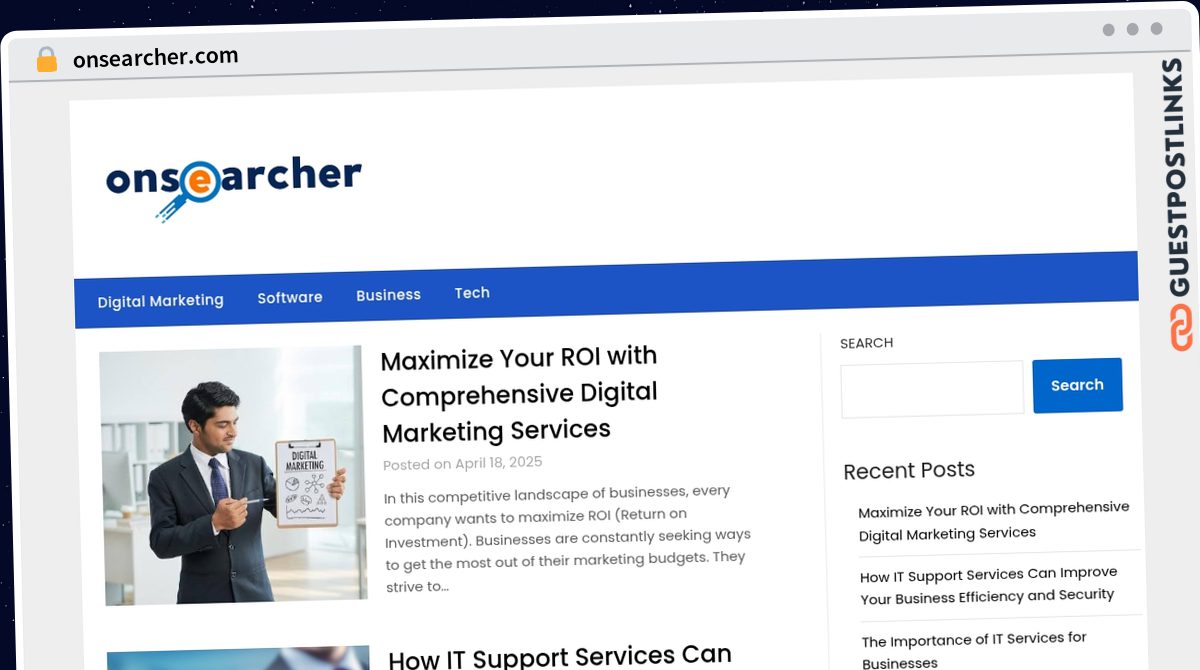 Publish Guest Post on onsearcher.com