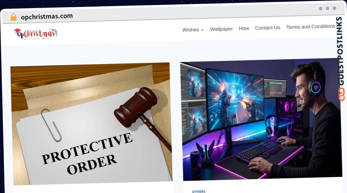 Publish Guest Post on opchristmas.com