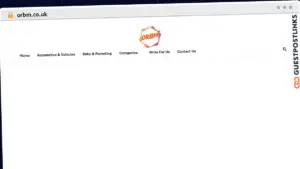 Publish Guest Post on orbm.co.uk