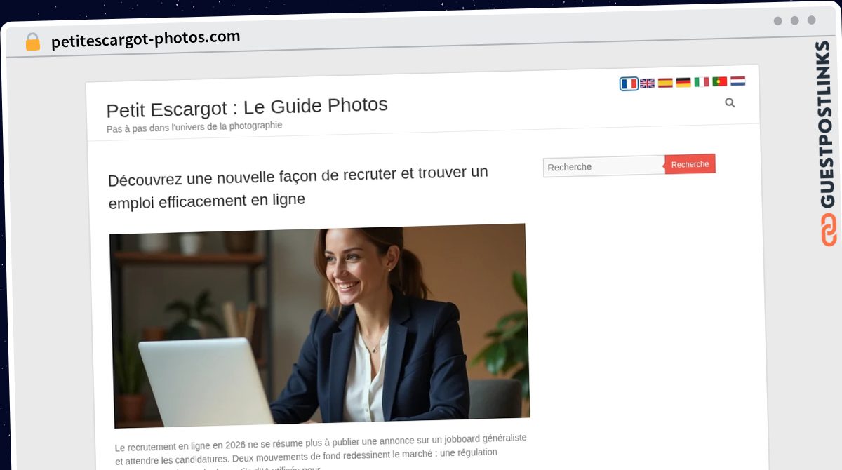 Publish Guest Post on petitescargot-photos.com