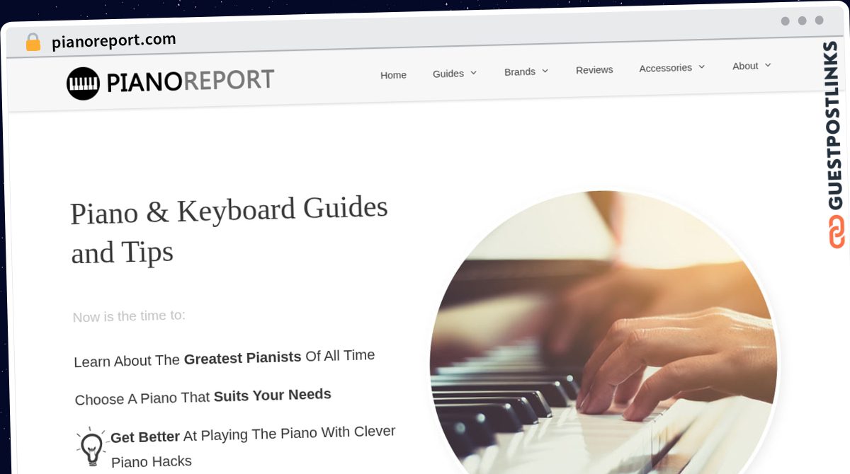 Publish Guest Post on pianoreport.com