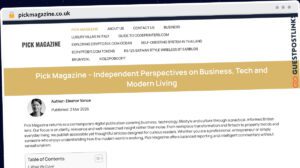 Publish Guest Post on pickmagazine.co.uk