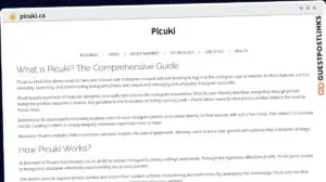 Publish Guest Post on picuki.ca