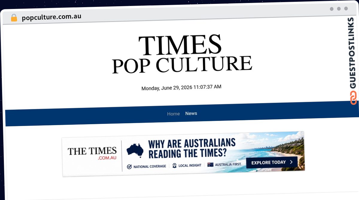 Publish Guest Post on popculture.com.au