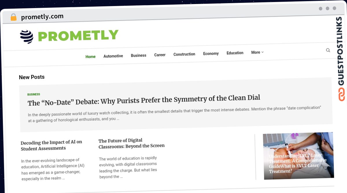 Publish Guest Post on prometly.com