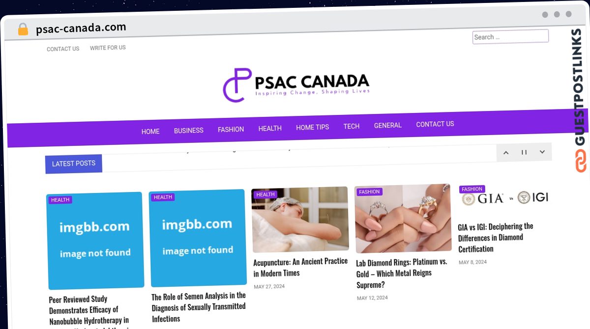 Publish Guest Post on psac-canada.com