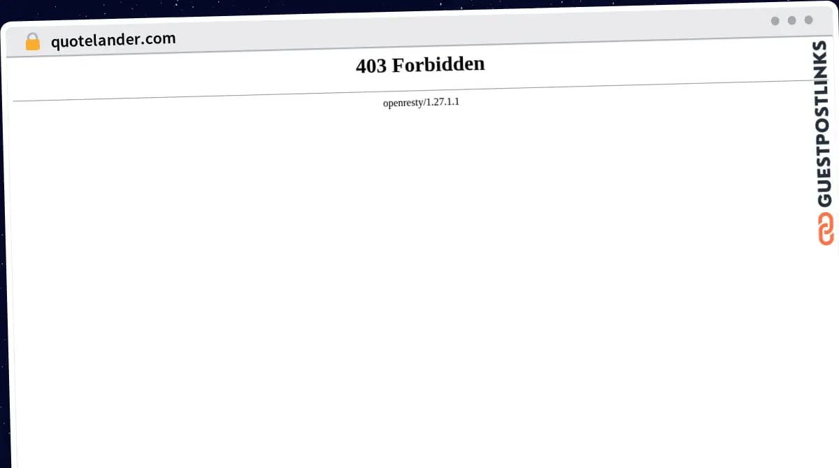 Publish Guest Post on quotelander.com