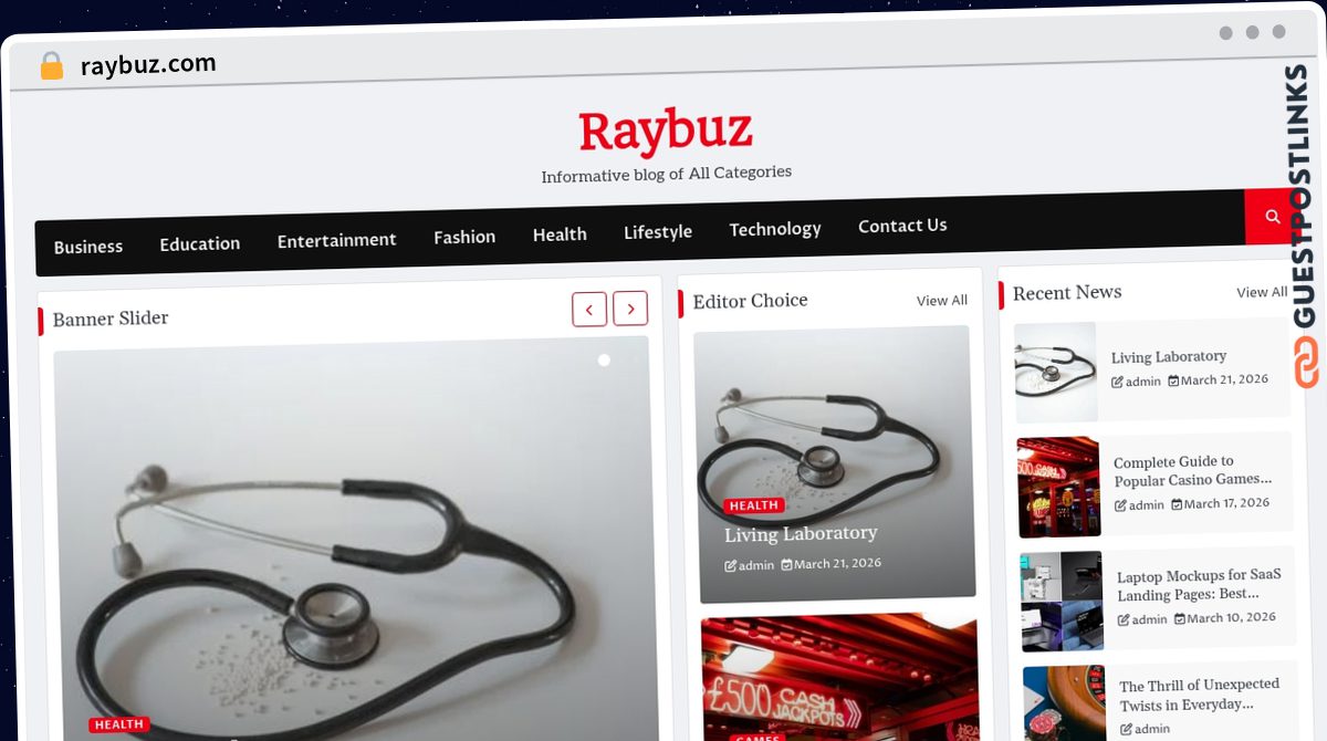 Publish Guest Post on raybuz.com