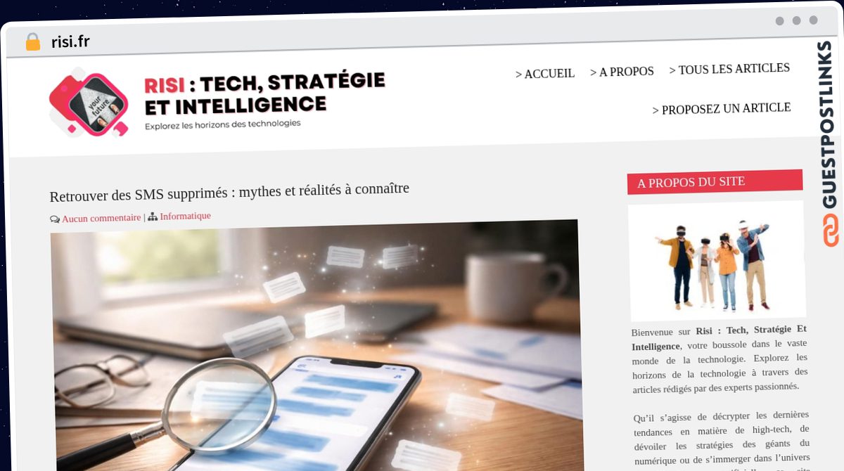 Publish Guest Post on risi.fr