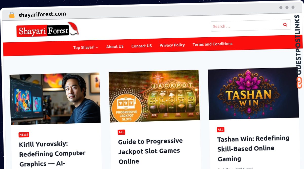 Publish Guest Post on shayariforest.com