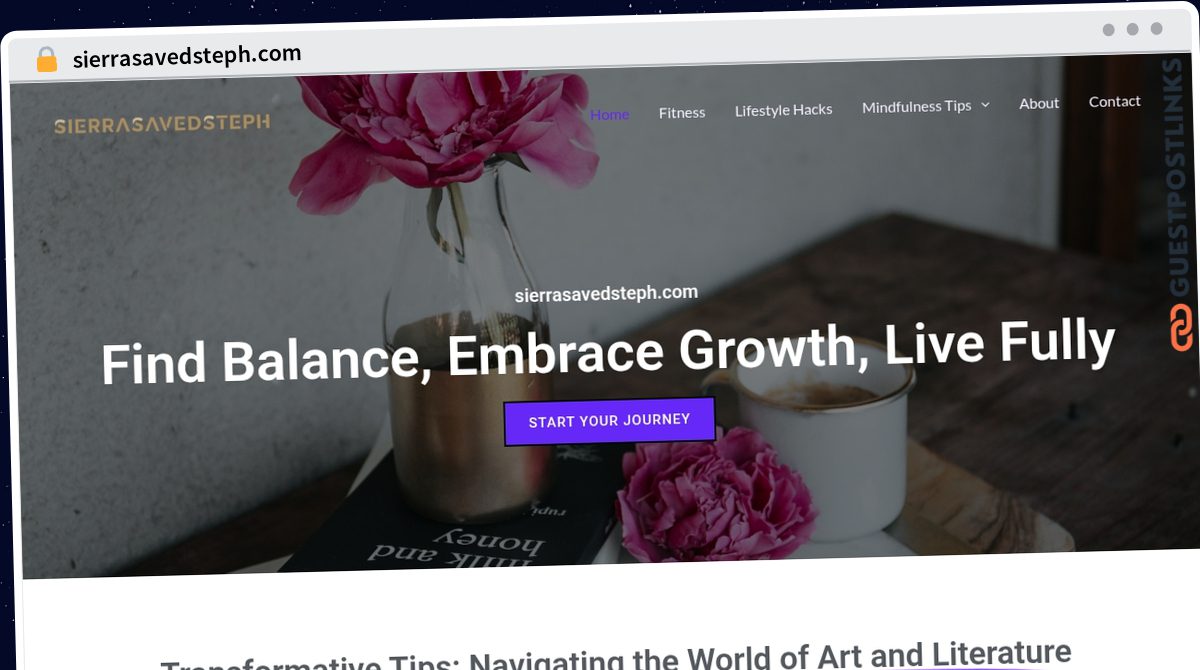 Publish Guest Post on sierrasavedsteph.com