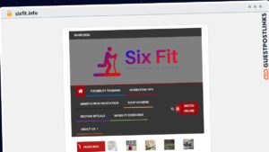 Publish Guest Post on sixfit.info