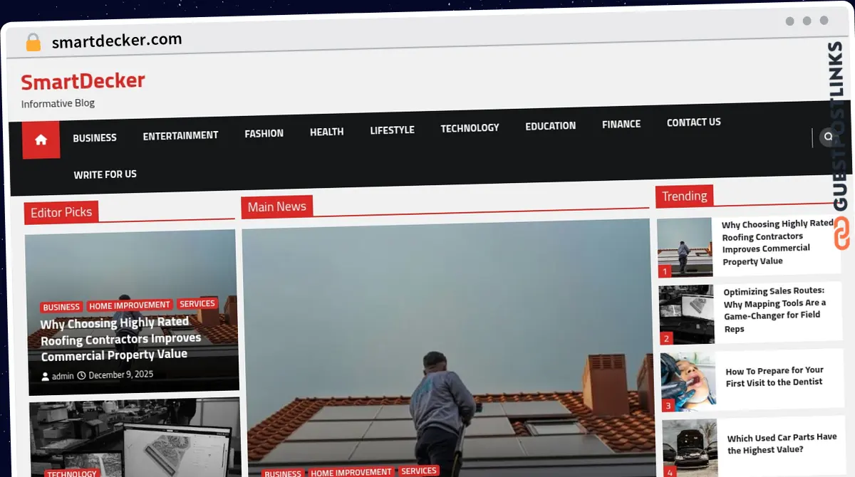 Publish Guest Post on smartdecker.com