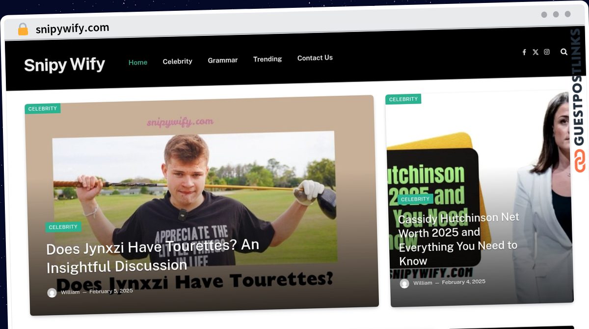 Publish Guest Post on snipywify.com