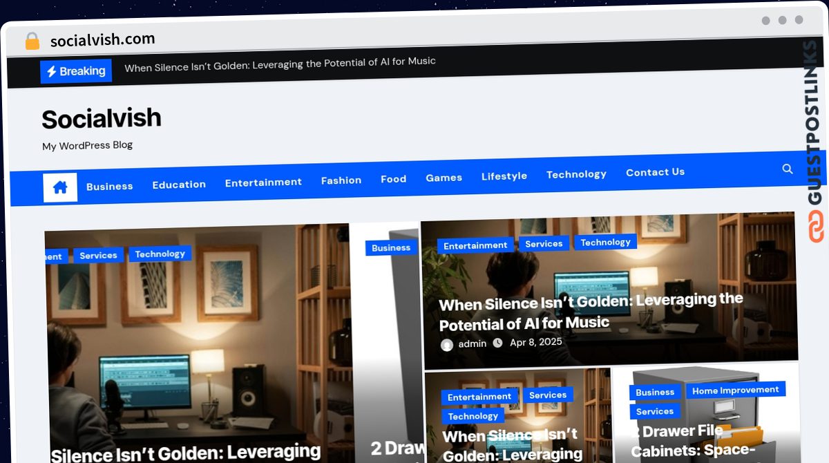 Publish Guest Post on socialvish.com