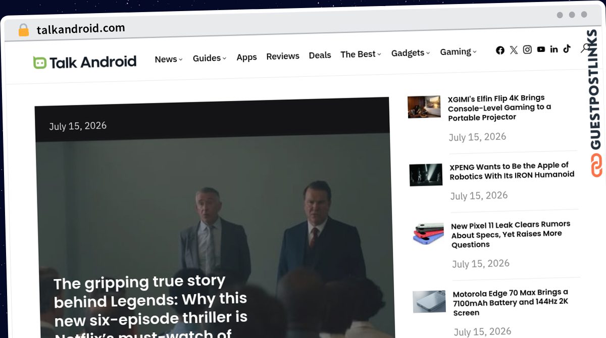 Publish Guest Post on talkandroid.com