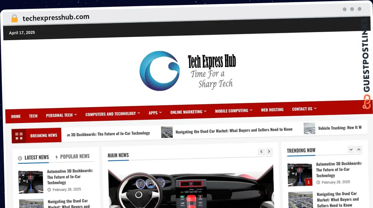 Publish Guest Post on techexpresshub.com