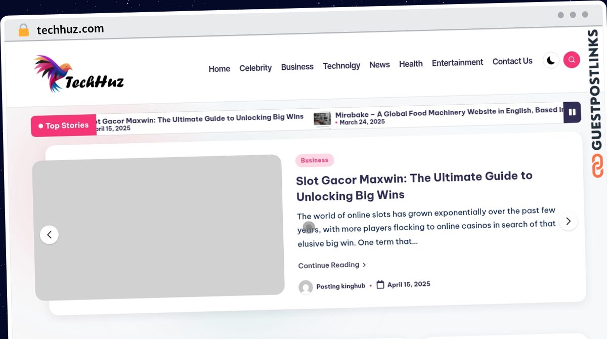 Publish Guest Post on techhuz.com