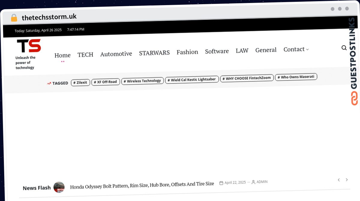 Publish Guest Post on thetechsstorm.uk