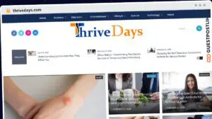 Publish Guest Post on thrivedays.com